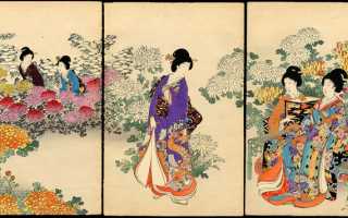 Искусство японской гравюры укиё-э. Картины в стиле Укиё-э (японская живопись)