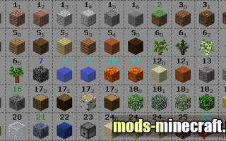 Какой id у каменного кирпича. Minecraft блоки — описание и id блоков minecraft